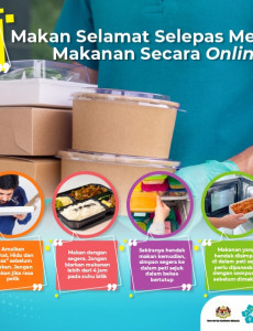 Tip Makan Selamat Selepas Membeli Makanan Secara Online